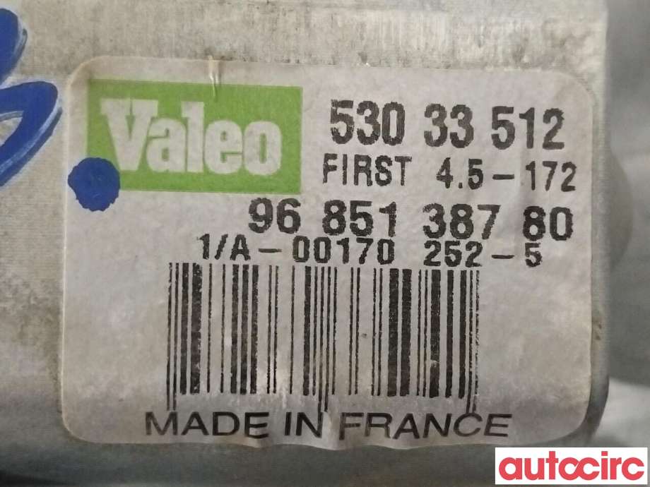 Viskermotor bakrute til Peugeot Partner 2015-2019 (Type II, Fase 2)  (PEUGEOT|6405LR|53033512|9685138780)