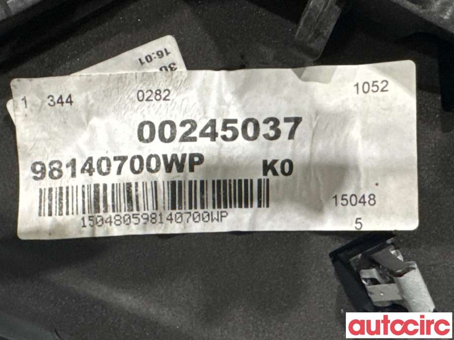Speil venstre til Peugeot Expert 2016-->> (Type III) (PEUGEOT|98087022XT|00245037|98140700WP)