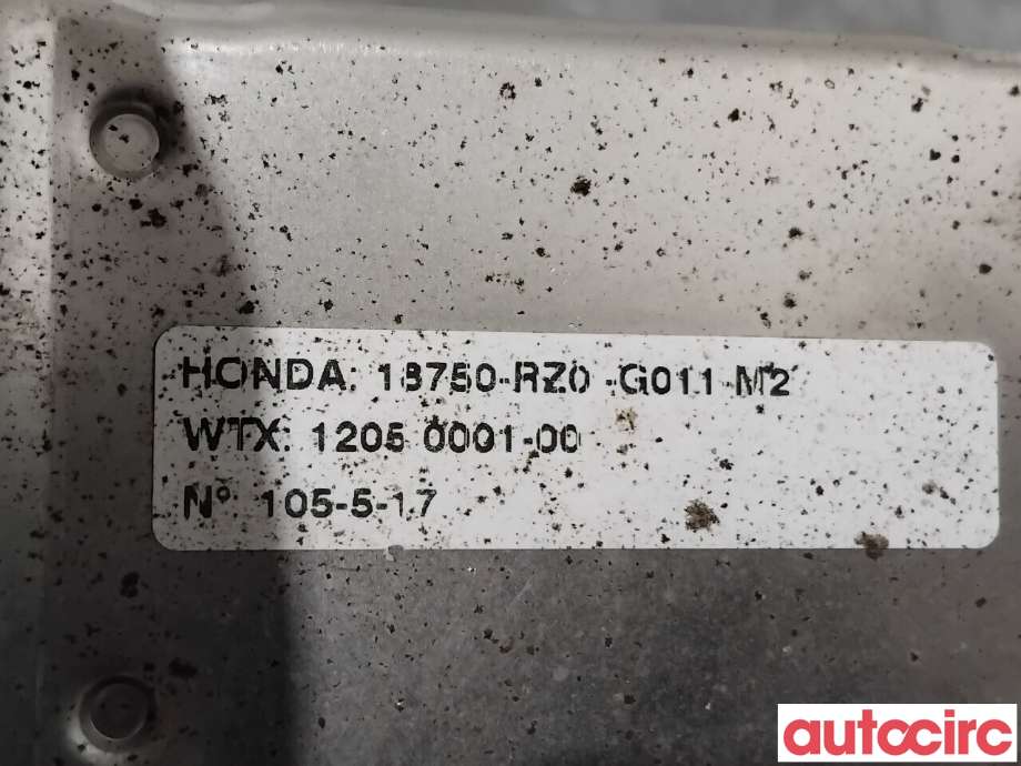 EGR-kjøler til Honda Civic 2012-2015 (Type IX, Fase 1)  (HONDA|18750-RZ0-G01||18750-RZ0-G011)