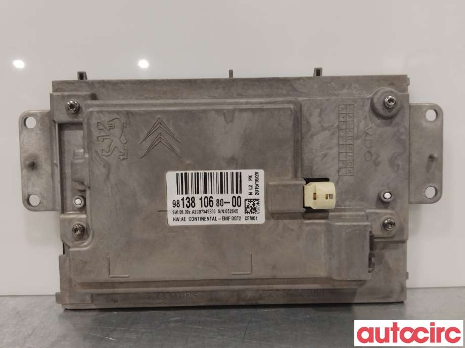 Multimedia display (MCU - Media Controller Unit) til Citroën C4 2011-2017 (Type II) (CITROEN|9813810680)