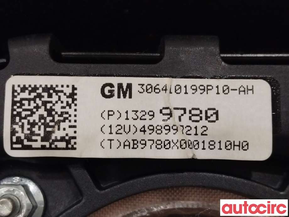 Airbag rattpute til Opel Astra J 2010-2015  (OPEL|39172523|13299780)