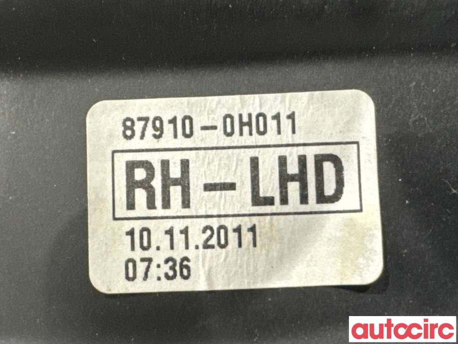 Speil høyre til Toyota Aygo 2005-2014 (Type I)  (TOYOTA|879100H011||87910-0H011)