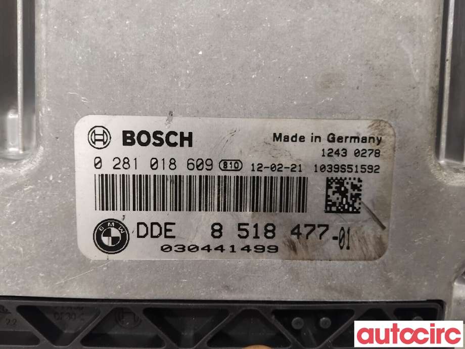 Styreenhet motor til BMW X3 2010-2017 (F25) (F25) (BMW|13618576333|0281018609|8518477)