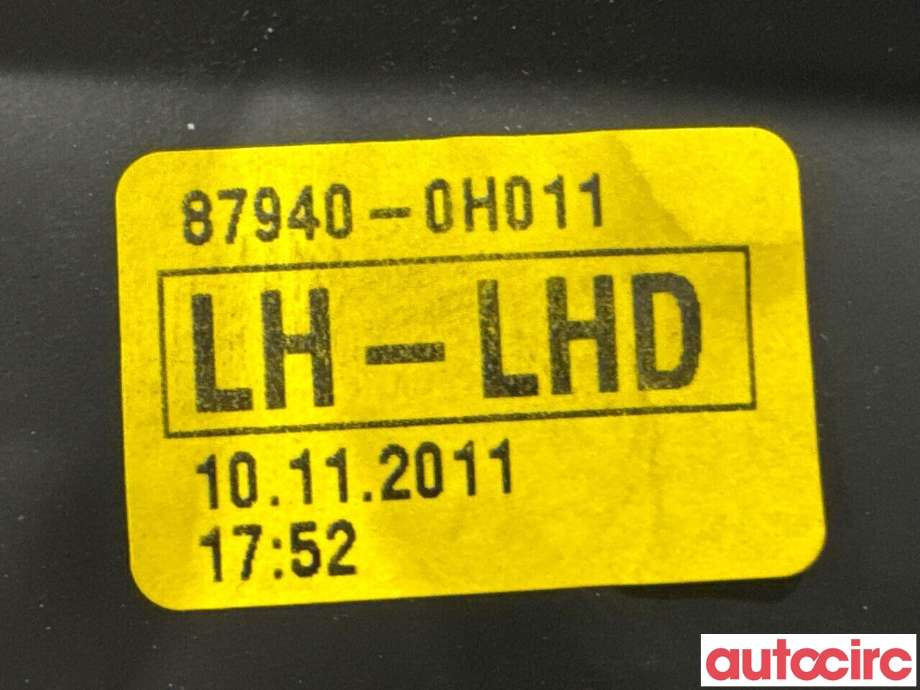 Speil venstre til Toyota Aygo 2005-2014 (Type I)  (TOYOTA|879400H011||87940-0H011)