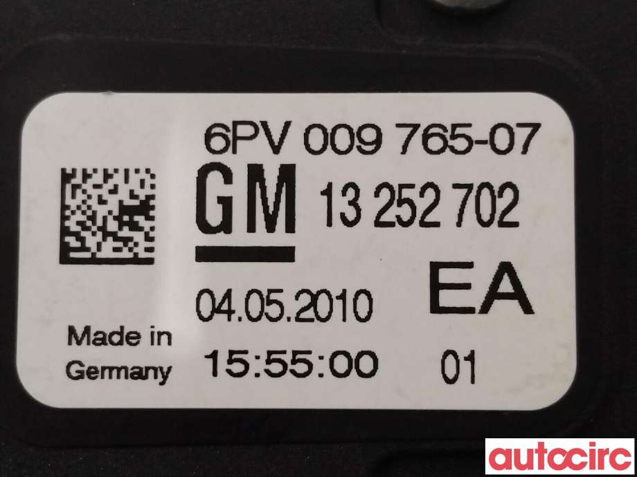 Pedal gass til Opel Astra J 2010-2015  (OPEL|13252702)