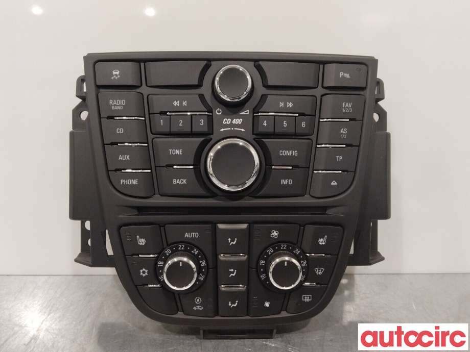 Varmeapparat betjening til Opel Astra J, 2010-2015  (OPEL|13337699)