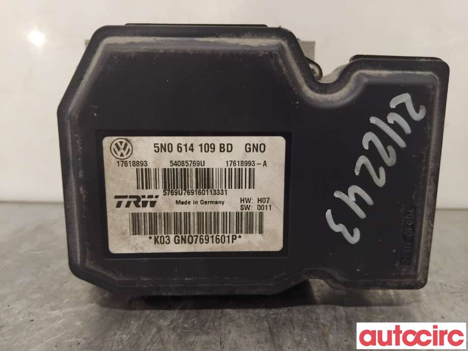 ABS sentral til VW Tiguan 2011-2016 (Type I, Fase 2)  (VOLKSWAGEN|5N0614109BK|54085769U|5N0614109CN)