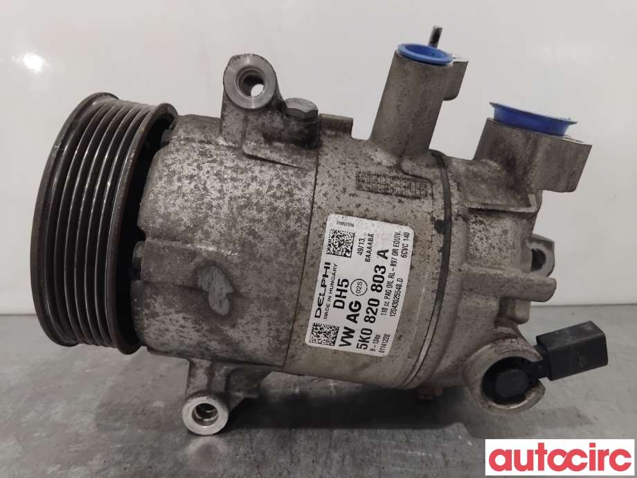 Aircondition kompressor til VW Tiguan 2011-2016 (Type I, Fase 2) (VOLKSWAGEN|5K0820803X|6CVC140|1K0820808F)