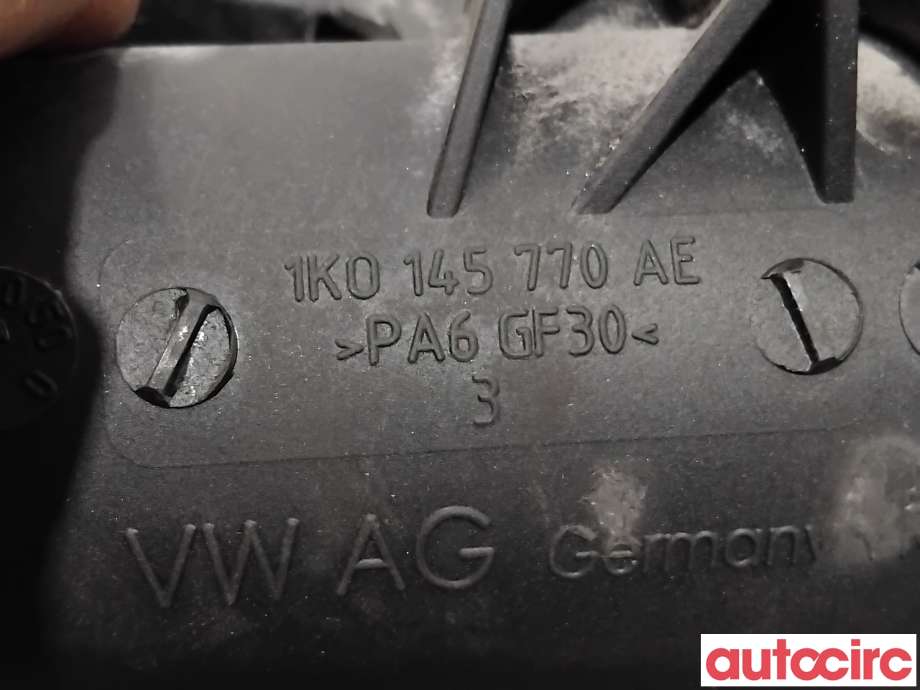 Turbo rør til VW Tiguan 2011-2016 (Type I, Fase 2)  (VOLKSWAGEN|1K0145770AE|)