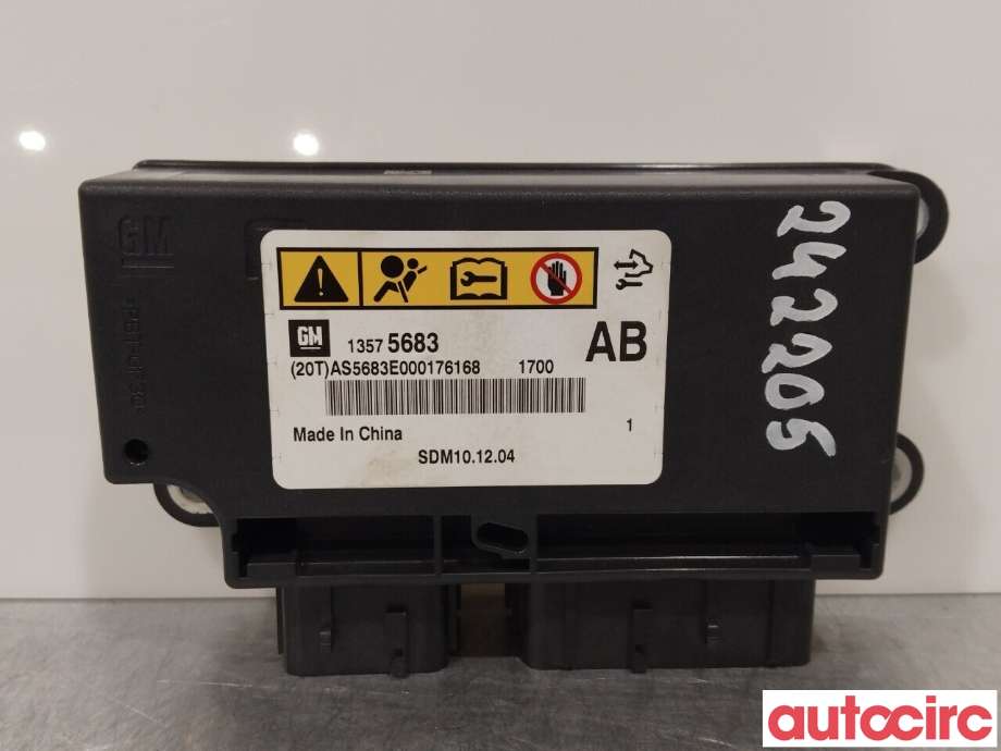 Airbag elektronikk til Opel Astra J 2010-2015 (OPEL|13575683)