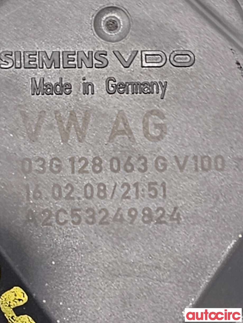 Spjeldhus til VW Golf, Plus/Cross 2005-2009 (Fase 1) (VOLKSWAGEN|03G128063M|03G128063G)