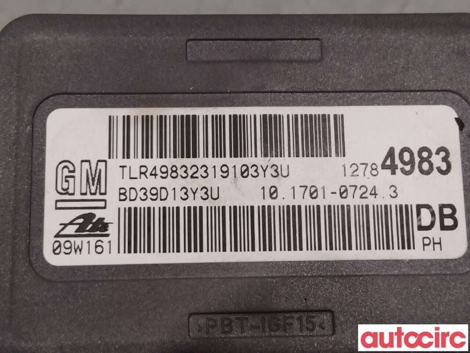 Sensor akselerasjonssensor/ESP DUO til Opel Insignia A 2009-2014  (OPEL|12784983|10170107243|13505726)
