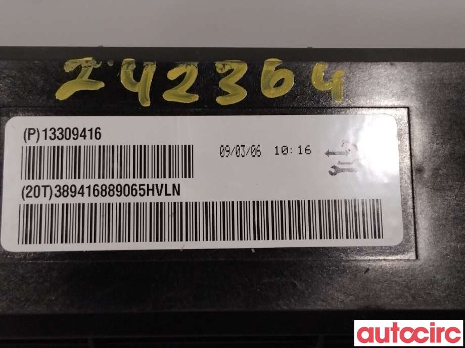 Styreenhet klima/aircondition til Opel Insignia A 2009-2014 (OPEL|13309416|13586425)