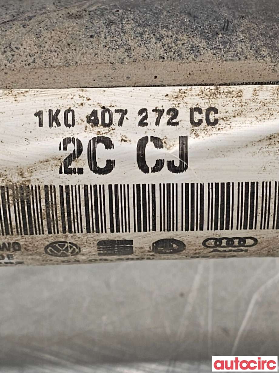 Drivaksel høyre foran til VW Golf, Plus/Cross 2005-2009 (Fase 1)  (VOLKSWAGEN|1K0407272CC)