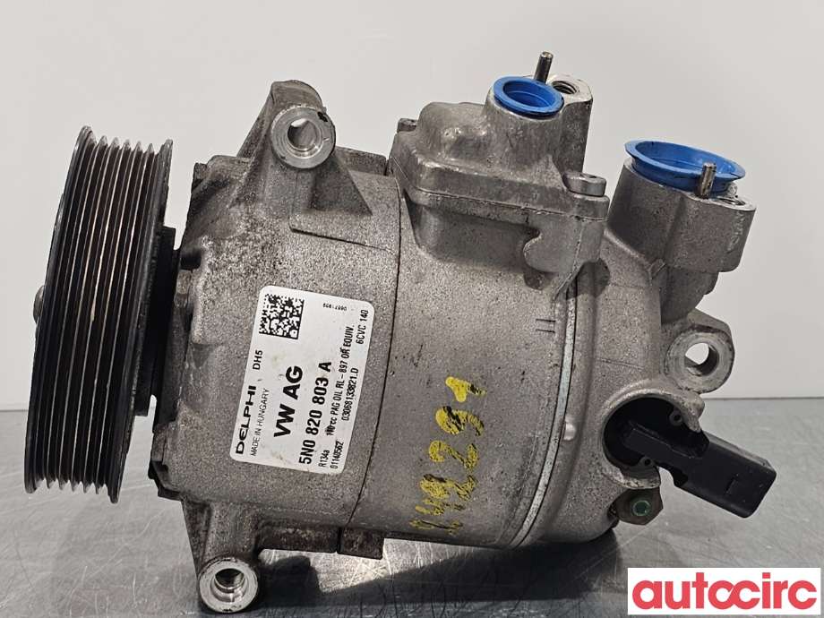 Aircondition kompressor til VW Golf, Plus/Cross 2005-2009 (Fase 1)  (VOLKSWAGEN|1K0820808D|5N0820803A)