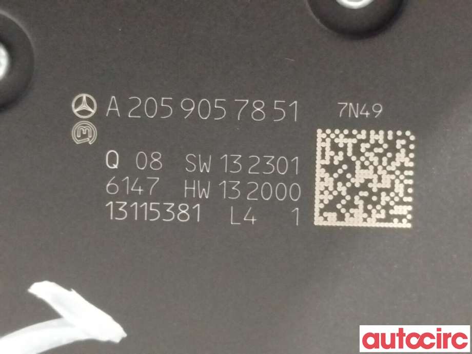 Bryter diverse til Mercedes GLC 2015-2022 (X253) (X253) (MERCEDES|A2059057851)