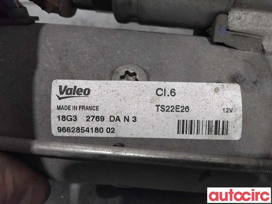 Starter diesel til Peugeot 308 2013-2021 (Type II)  (PEUGEOT|5802CE|TS22E26|9662854180)