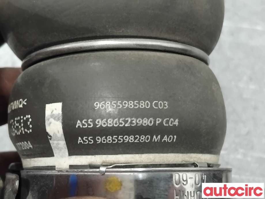 Turbo rør til Peugeot 308 2013-2021 (Type II)  (PEUGEOT|0382PJ||9685598580)