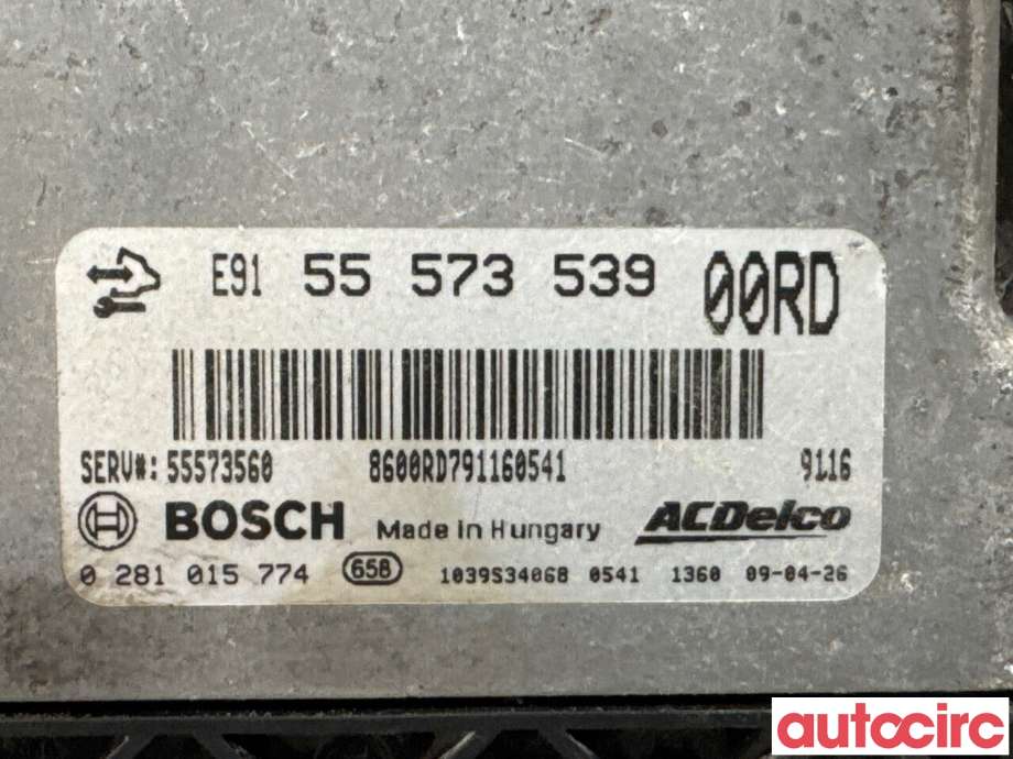 Styreenhet motor til Opel Insignia A 2009-2014 (OPEL|55575349|0281015774|55573539)