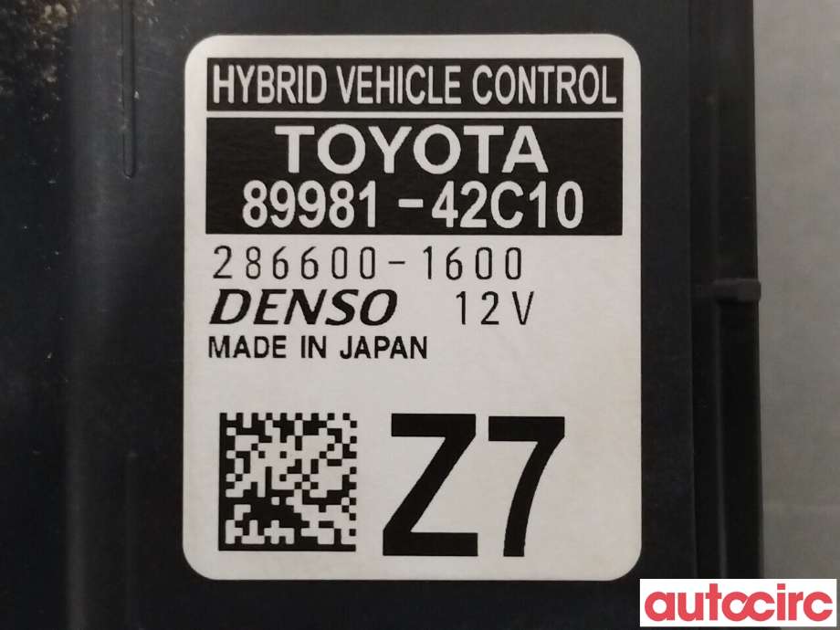 Styreenhet diverse til Toyota RAV4 2019-->> (Type V) (TOYOTA|8998042B70|8998142C10)