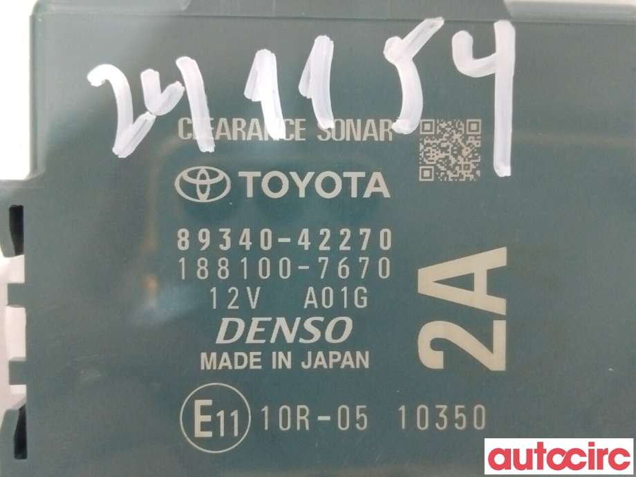 Styreenhet parkering til Toyota RAV4 2019-->> (Type V) (TOYOTA|8934042270)