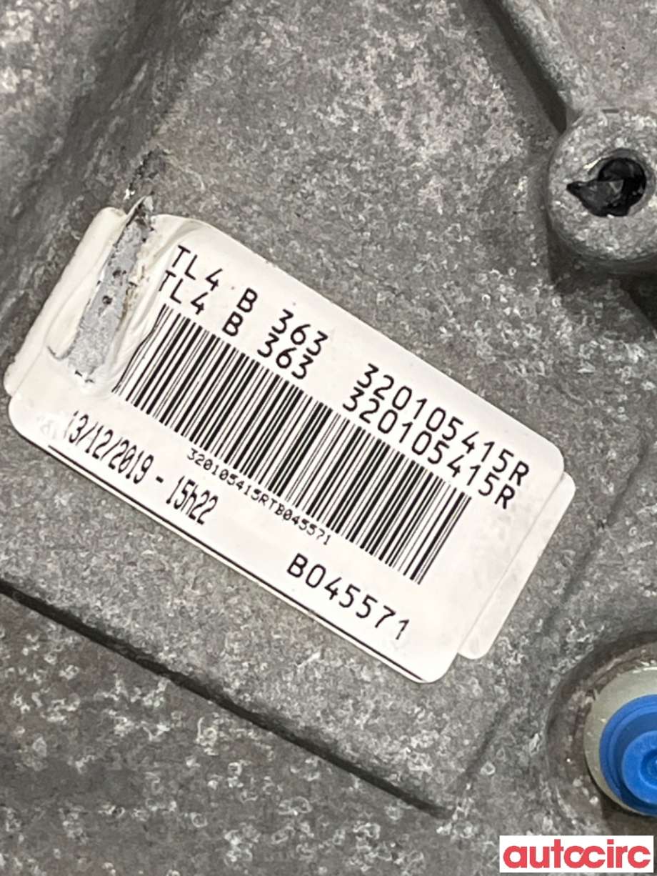 Girkasse manuell 6-trinn til Renault Kangoo 2008-2021 (Type II) (RENAULT|320101869R||320105415R)