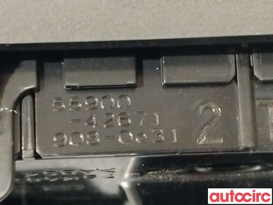 Varmeapparat betjening til Toyota RAV4 2019-->> (Type V) (TOYOTA|5590042671|)