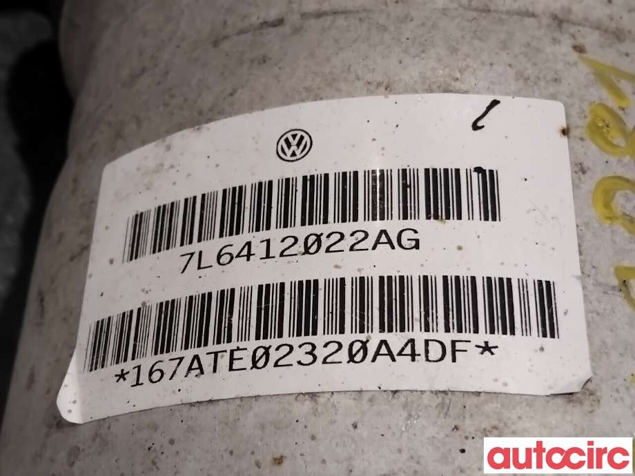 Fjær foran nivå luftpute/belg til VW Touareg 2003-2007 (Type I, Fase 1)  (VOLKSWAGEN|7L6616040D|151400-03224|7L6412022AG)
