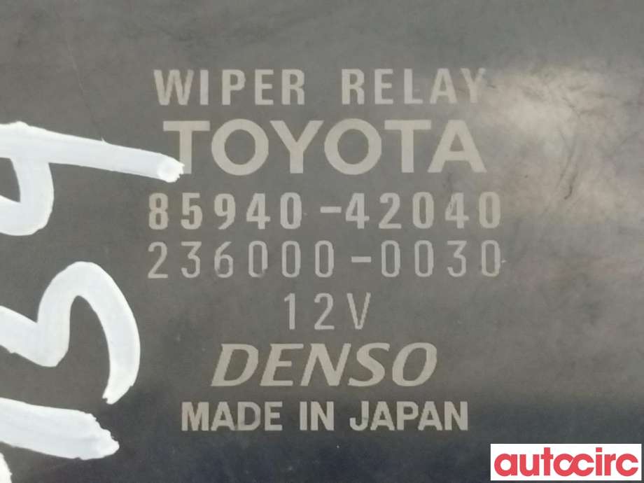 Rele diverse til Toyota RAV4 2019-->> (Type V) (TOYOTA|8594042040)