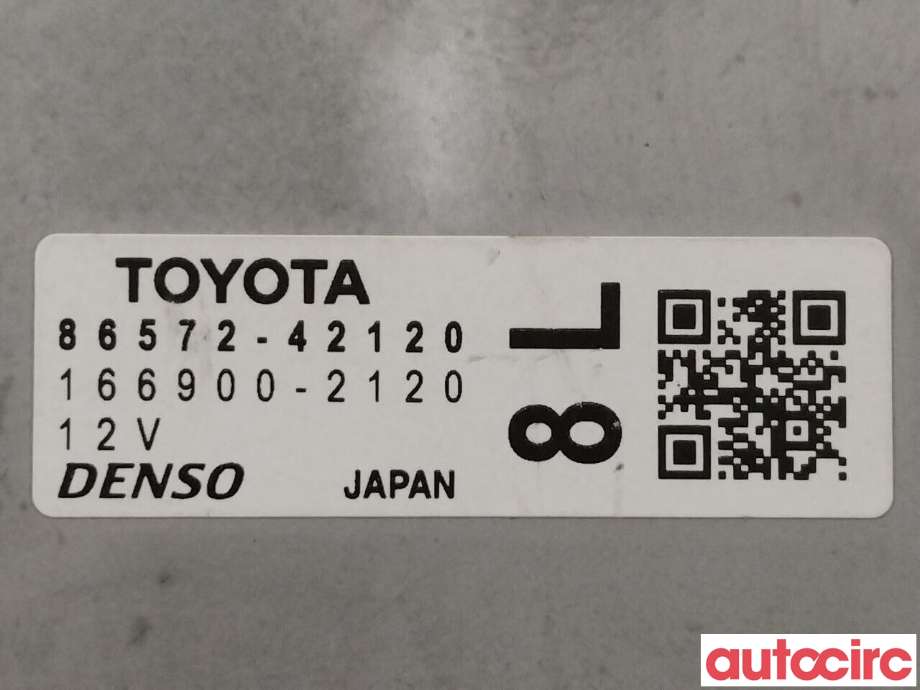 Styreenhet diverse til Toyota RAV4 2019-->> (Type V)  (TOYOTA|8657242120)