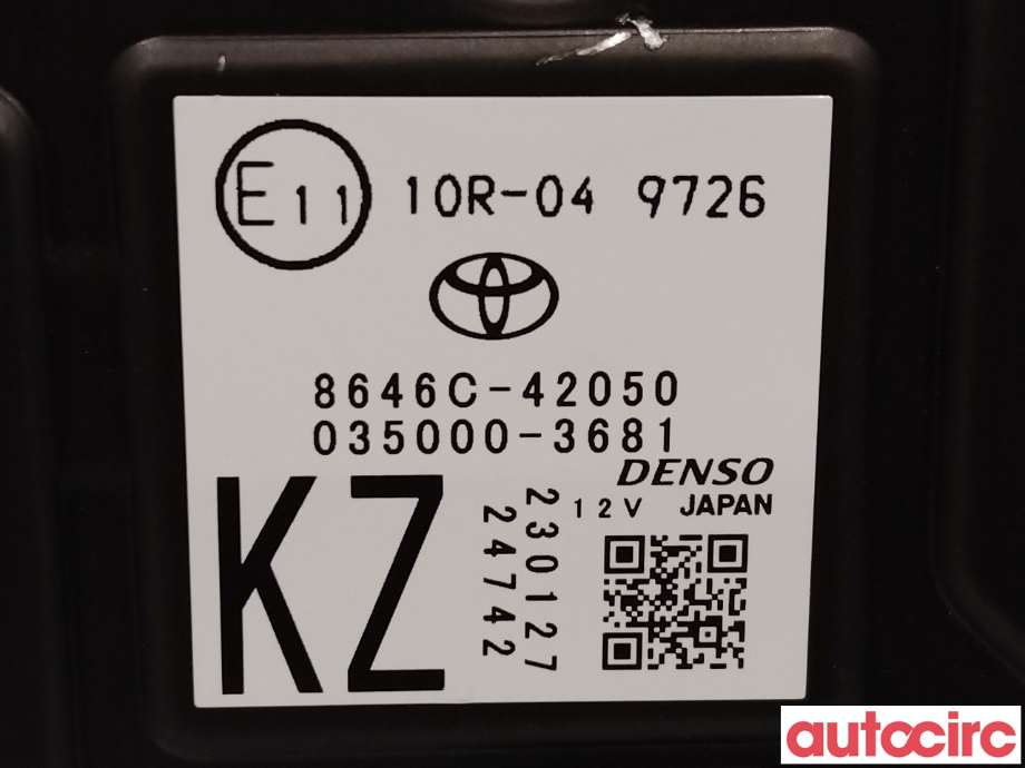 Kamera til Toyota RAV4 2019-->> (Type V) (TOYOTA|8646C42050||8646C-42050)