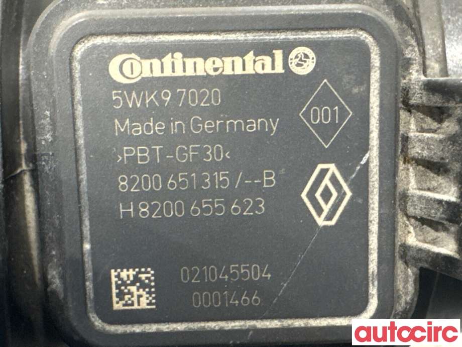 Luftmengde/luftmassemåler til Renault Kangoo 2008-2021 (Type II)  (RENAULT|8200651315|5WK97020)