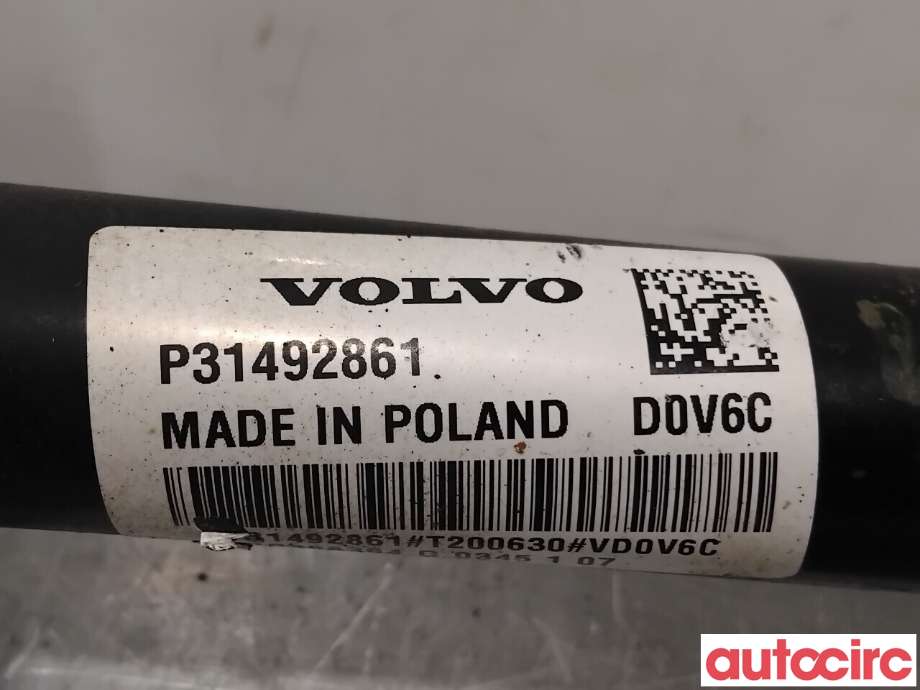 Drivaksel høyre foran, elbil til Volvo V60 / V60 CC 2018-->> (Type II)  (VOLVO|36012815||31492861)