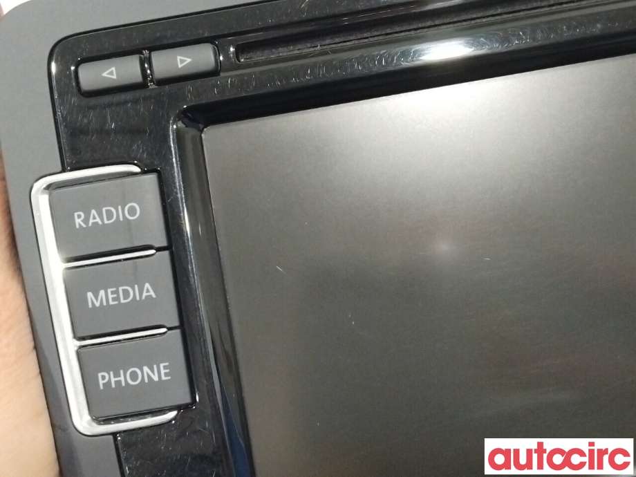 Multimedia display (MCU - Media Controller Unit) til VW Tiguan 2011-2016 (Type I, Fase 2) (VOLKSWAGEN|3C8057190C|3C8035190C)