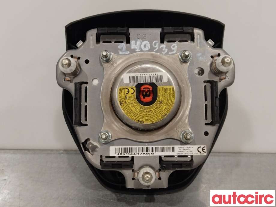 Airbag rattpute til Toyota RAV4 2016-2019 (Type IV, Fase 2) (TOYOTA|4513042210C0|)