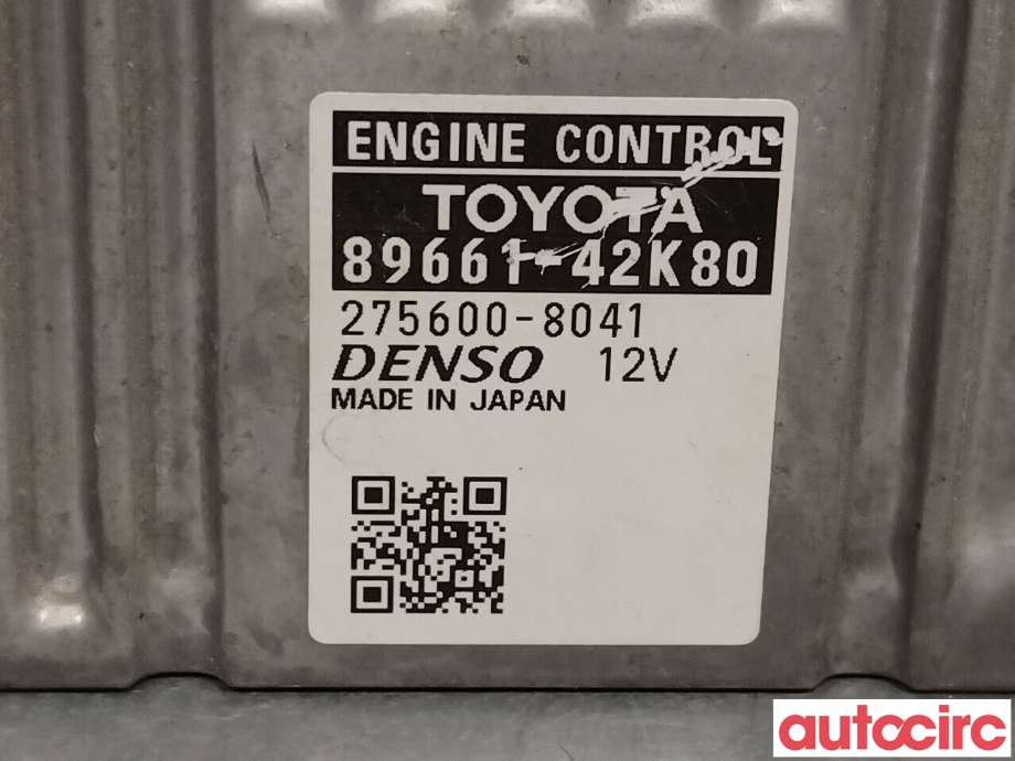 Styreenhet motor til Toyota RAV4 2016-2019 (Type IV, Fase 2)  (TOYOTA|8966142K80)