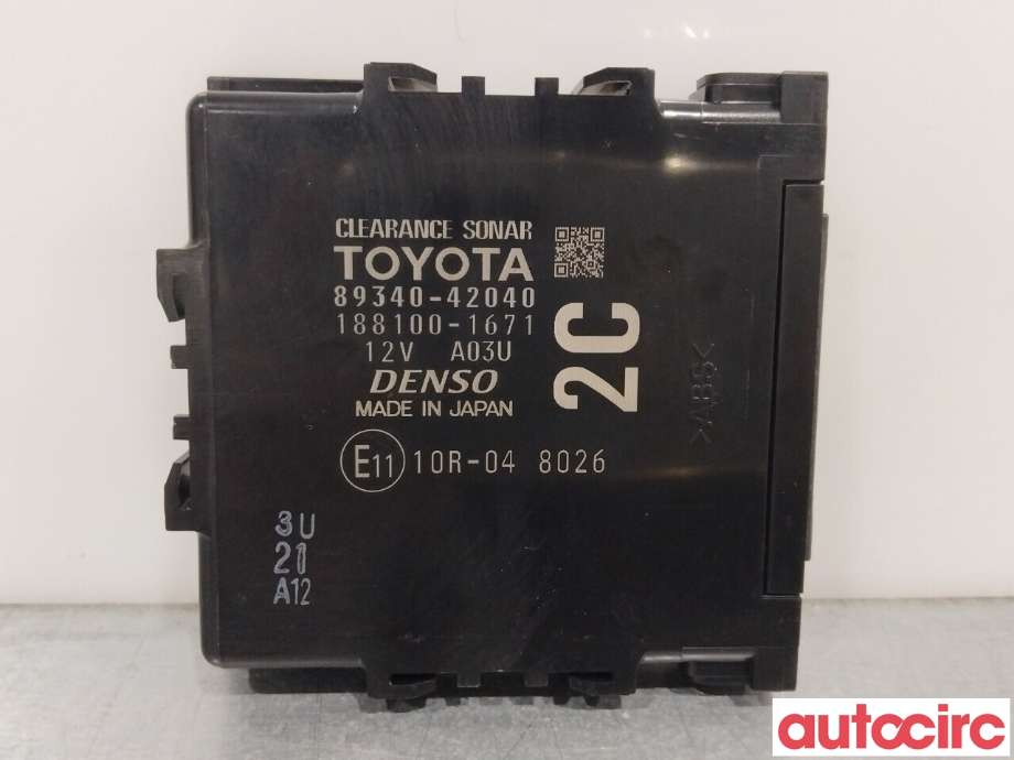 Styreenhet parkering til Toyota RAV4, 2016-2019 (Type IV, Fase 2)  (TOYOTA|8934042040)