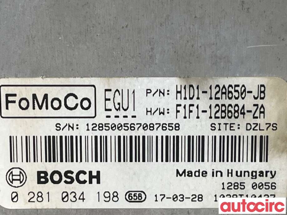 Styreenhet motor til Ford C-Max 2015-2019 (Type II, Fase 2)  (FORD|2059208|F1F1-12B684-ZA)