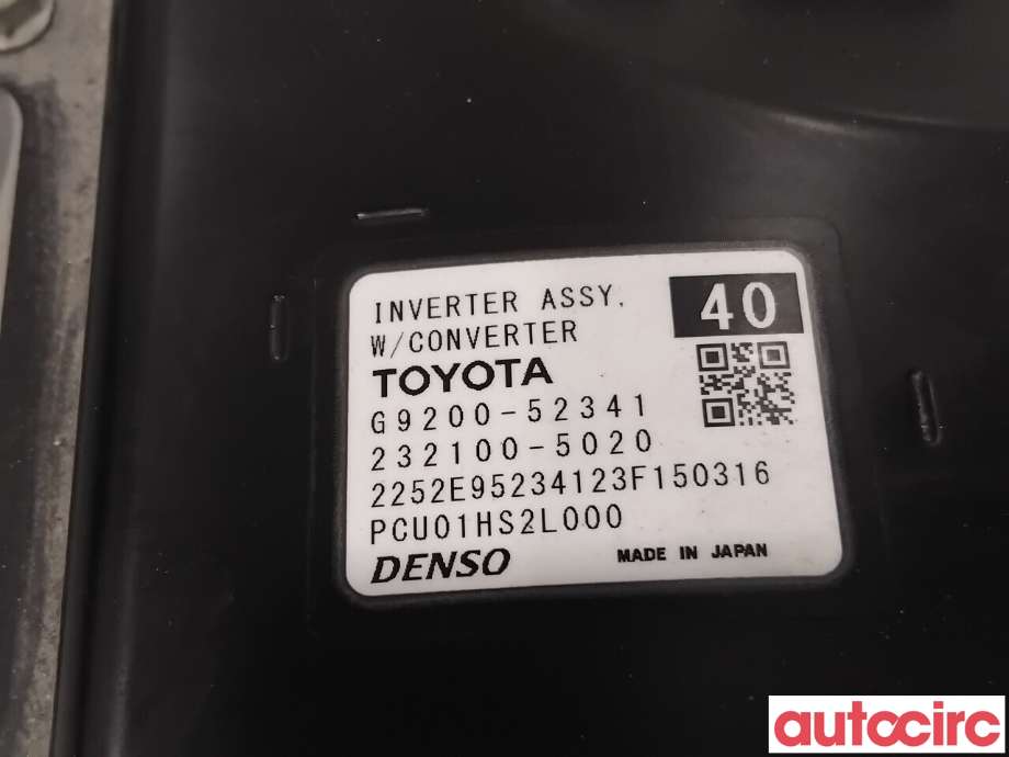 Inverter hybrid til Toyota Yaris Cross (SUV) 2021-->>  (TOYOTA|G92A052261|232100-5020|G9200-52341)