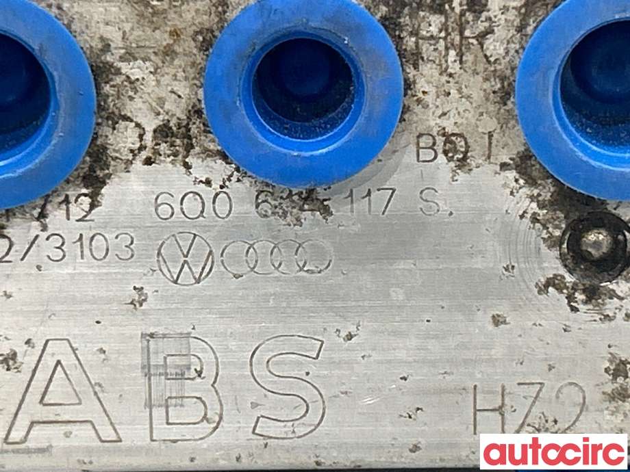 ABS sentral til VW Polo 2005-2009 (Type IV, Fase 2) (VOLKSWAGEN|6Q0614117AK|6Q0614117T|6Q0614117S)
