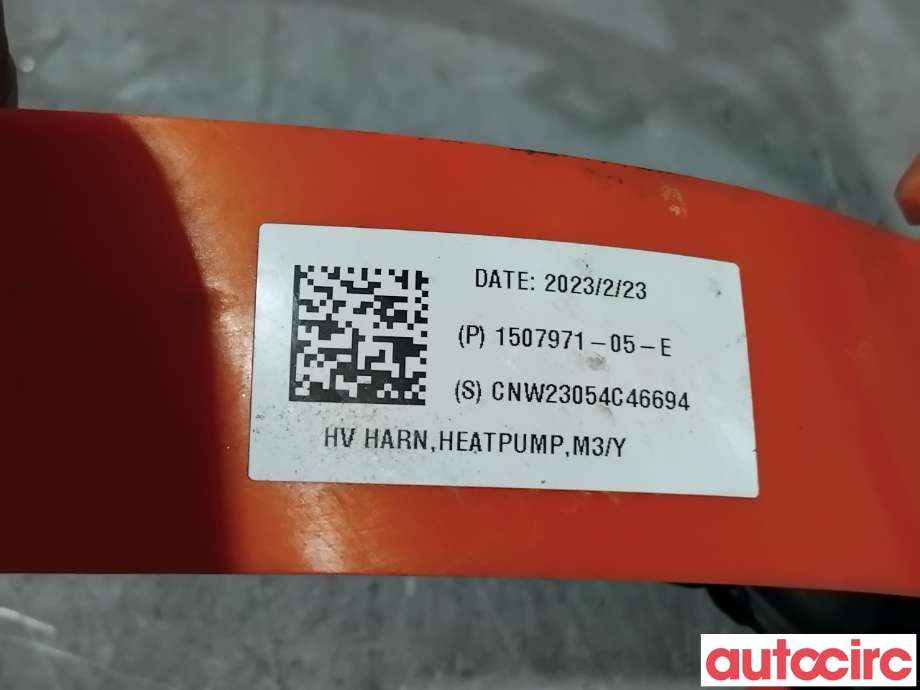 Kabel høy volt (HV) hybrid til Tesla Model Y 2021-2024 (Type I)  (TESLA|1507971-05-E|)
