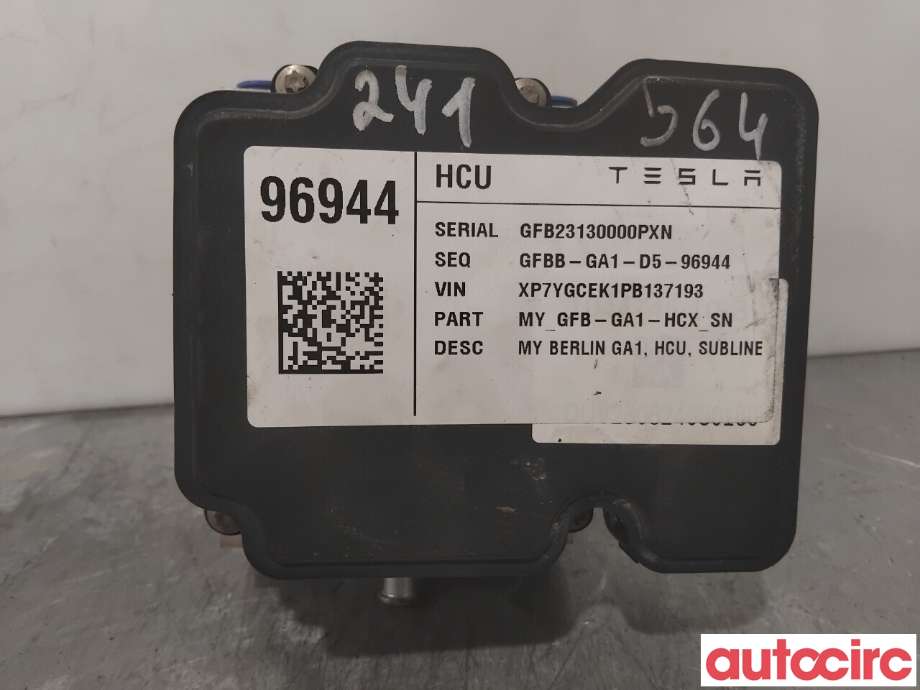 ABS sentral til Tesla Model Y 2021-2024 (Type I)  (TESLA|1044746-00-A|0265296451|1044745-10-B)