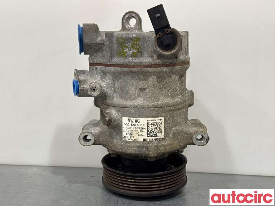Aircondition kompressor til Škoda Octavia 2013-2016 (Type III, Fase 1)  (SKODA|5Q0820803K|1737|5Q0820803C)