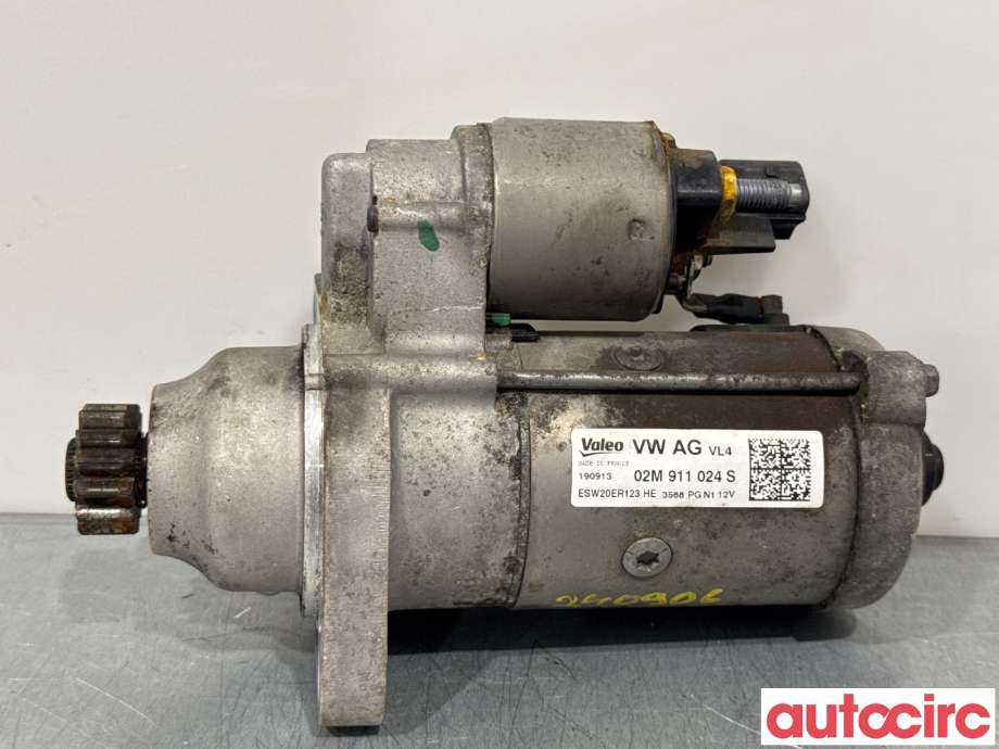 Starter diesel til Škoda Octavia, 2013-2016 (Type III, Fase 1) (SKODA|02M911024SX)