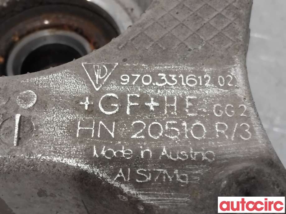 Hjulspindel høyre bak til Porsche Panamera 2009-2017 (Type I) (970) (970) (PORSCHE|97033161202||97033161204)