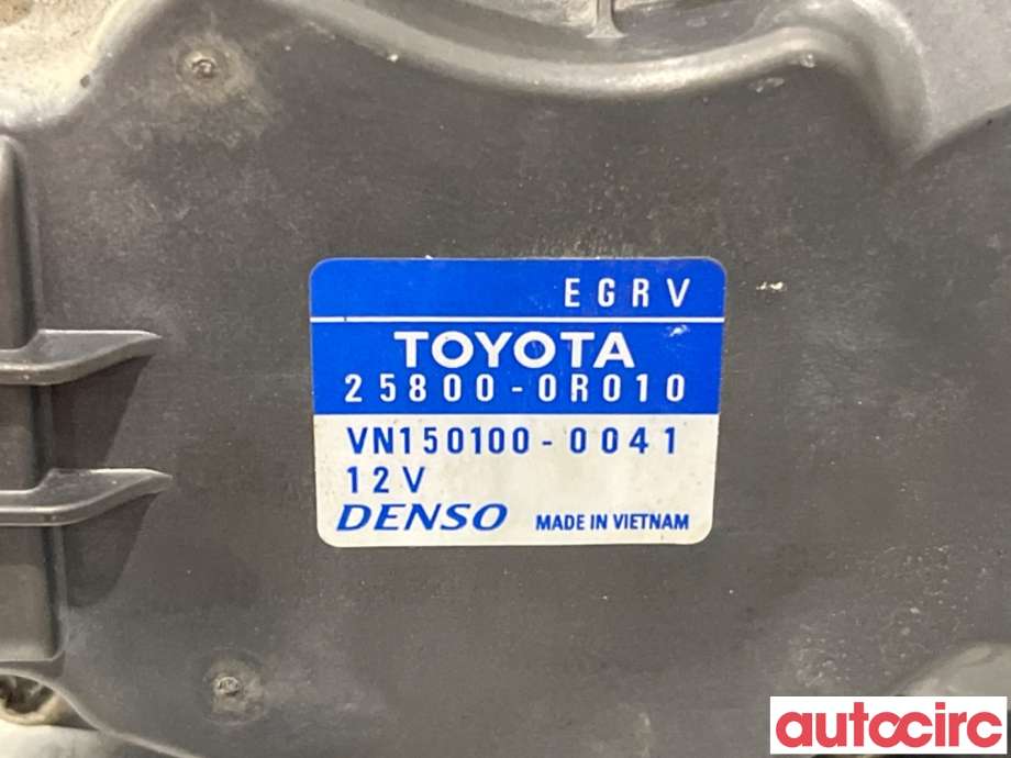EGR-ventil til Toyota Avensis 2009-2015 (Type III, Fase 1) (TOYOTA|258000R010|VN150100-0041|25800-0R010)