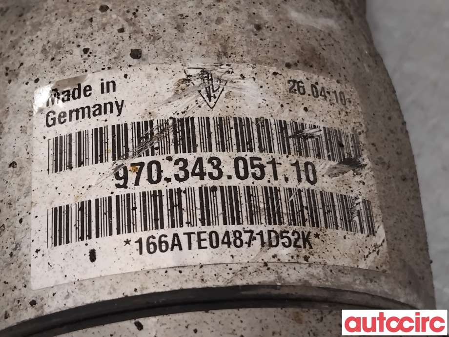Fjær foran nivå luftpute/belg til Porsche Panamera 2009-2017 (Type I) (970) (970) (PORSCHE|97034305122|151400-07954|97034305123)