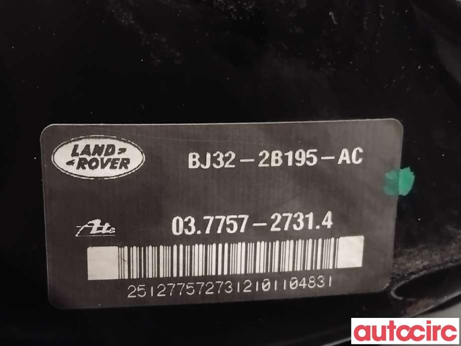 Bremsekraft-forsterker til Land Rover Range Rover, Evoque 2011-2019 (Type I)  (LAND-ROVER|LR024469|037757-27314|BJ32-2B195-AC)