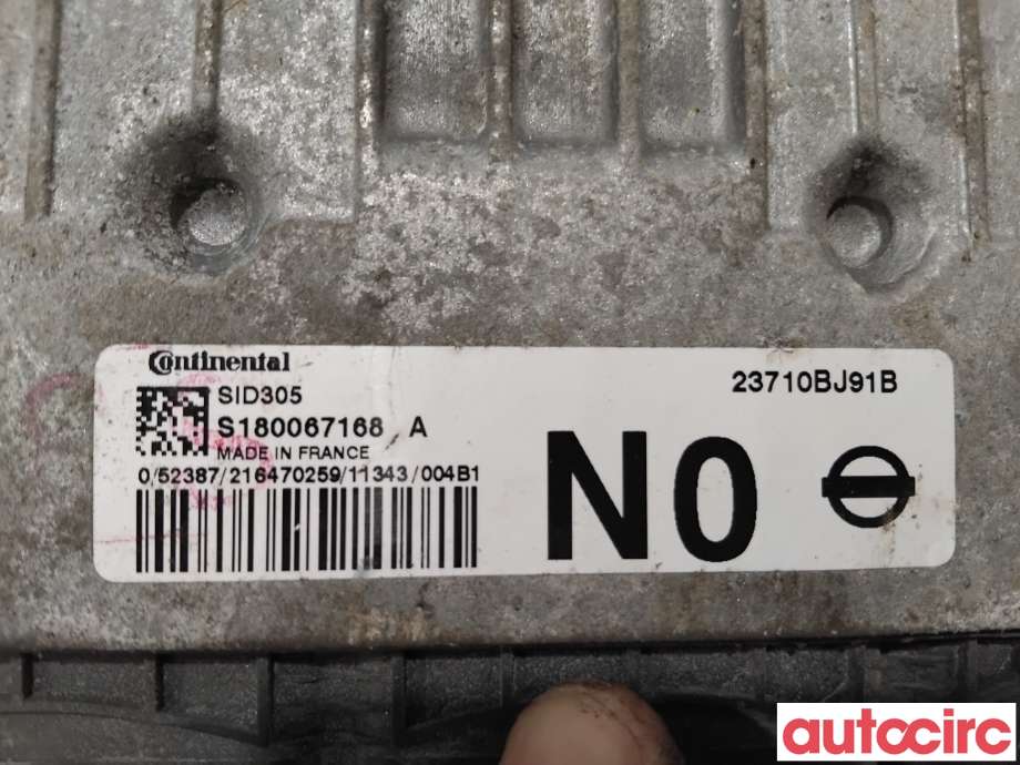 Styreenhet motor til Nissan Juke 2010-2014 (Fase 1) (NISSAN|23710BJ91B|S180067168)