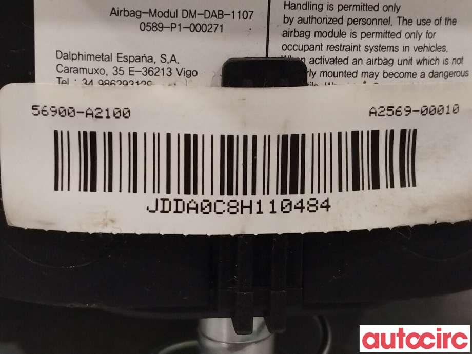 Airbag rattpute til Kia Cee